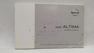 2002 Nissan Altima Owners Manual Book Guide OEM Used Auto Parts