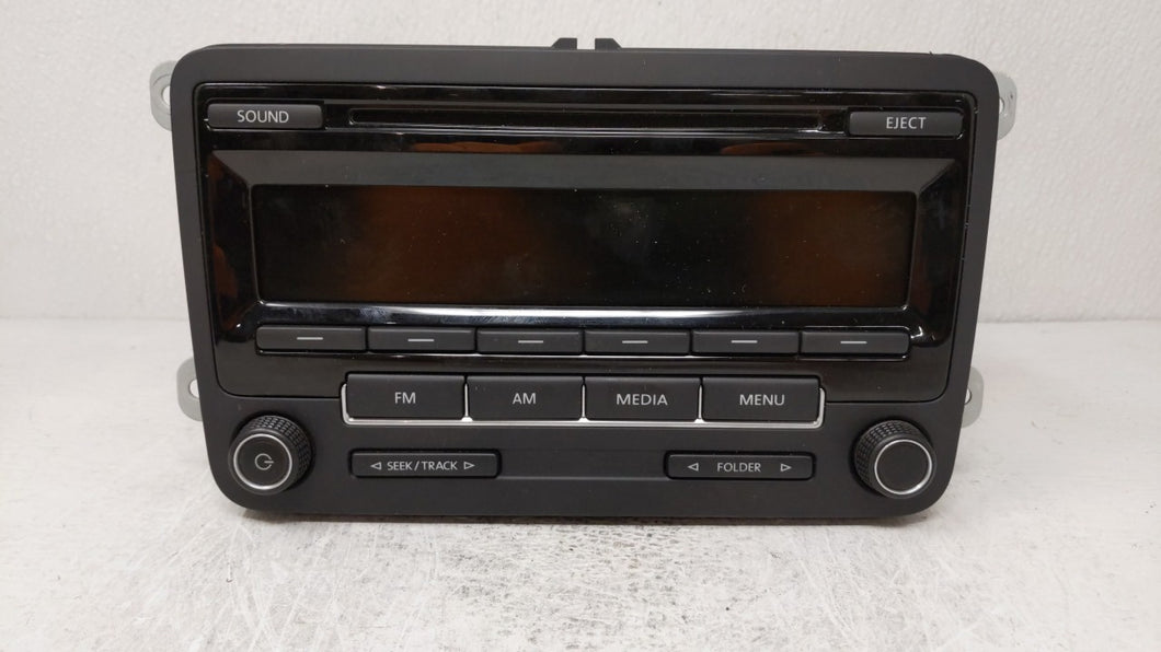 2015-2017 Volkswagen Jetta Radio AM FM Cd Player Receiver Replacement P/N:1K0 035 164 H 1K0 035 164 H,1K0 035 164 J Fits OEM Used Auto Parts - Oemusedautoparts1.com