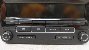 2015-2017 Volkswagen Jetta Radio AM FM Cd Player Receiver Replacement P/N:1K0 035 164 H 1K0 035 164 H,1K0 035 164 J Fits OEM Used Auto Parts - Oemusedautoparts1.com