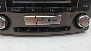 2012-2014 Subaru Legacy Radio AM FM Cd Player Receiver Replacement P/N:86201AJ61A Fits 2012 2013 2014 OEM Used Auto Parts - Oemusedautoparts1.com