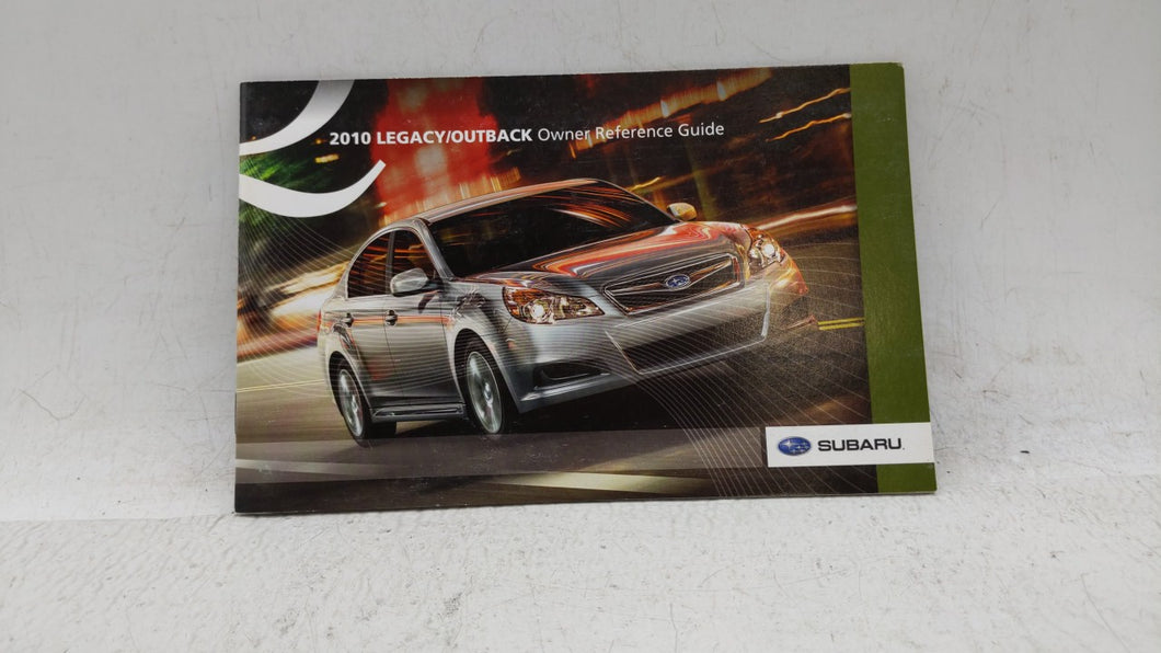 2010 Subaru Legacy Owners Manual Book Guide OEM Used Auto Parts