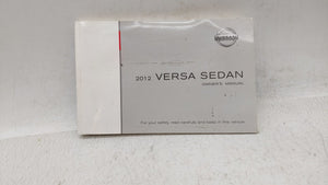 2012 Nissan Versa Owners Manual Book Guide OEM Used Auto Parts - Oemusedautoparts1.com