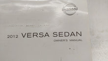 2012 Nissan Versa Owners Manual Book Guide OEM Used Auto Parts - Oemusedautoparts1.com