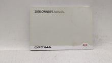 2018 Kia Optima Owners Manual Book Guide OEM Used Auto Parts - Oemusedautoparts1.com