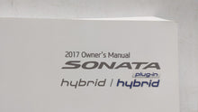 2017 Hyundai Sonata Owners Manual Book Guide OEM Used Auto Parts - Oemusedautoparts1.com