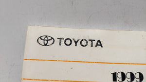 1999 Toyota Camry Owners Manual Book Guide OEM Used Auto Parts