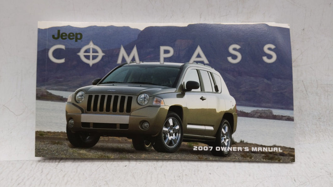 2007 Jeep Compass Owners Manual Book Guide OEM Used Auto Parts - Oemusedautoparts1.com