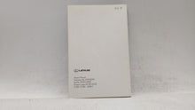 2011 Lexus Is350 Owners Manual Book Guide OEM Used Auto Parts - Oemusedautoparts1.com