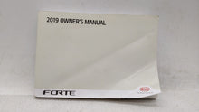 2019 Kia Forte Owners Manual Book Guide OEM Used Auto Parts