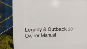 2011 Subaru Legacy Owners Manual Book Guide OEM Used Auto Parts