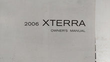 2006 Nissan Xterra Owners Manual Book Guide OEM Used Auto Parts - Oemusedautoparts1.com