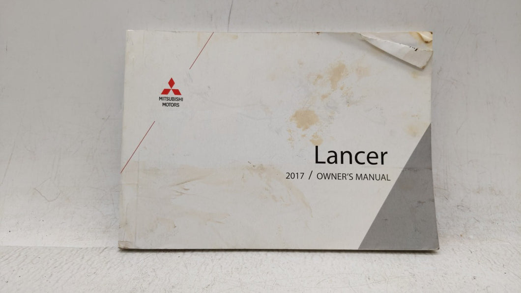 2017 Mitsubishi Lancer Owners Manual Book Guide OEM Used Auto Parts - Oemusedautoparts1.com