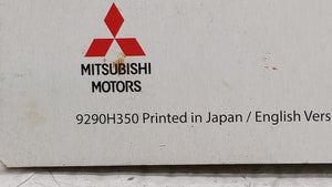 2017 Mitsubishi Lancer Owners Manual Book Guide OEM Used Auto Parts - Oemusedautoparts1.com