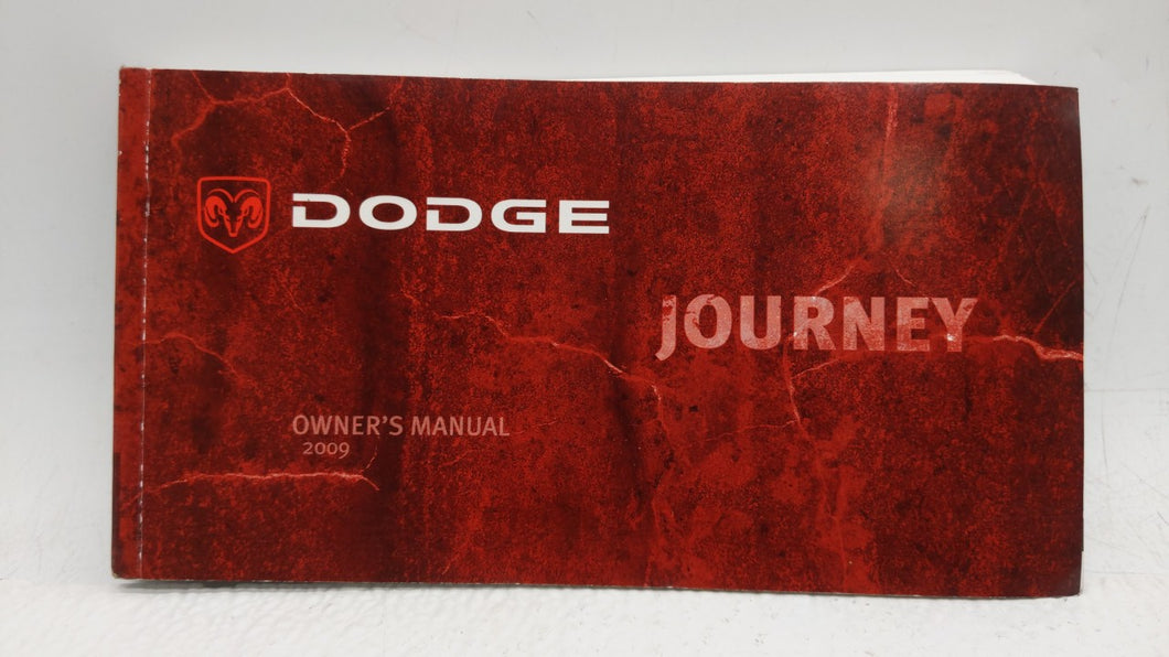 2009 Dodge Journey Owners Manual Book Guide OEM Used Auto Parts