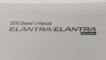 2016 Hyundai Elantra Owners Manual Book Guide OEM Used Auto Parts - Oemusedautoparts1.com