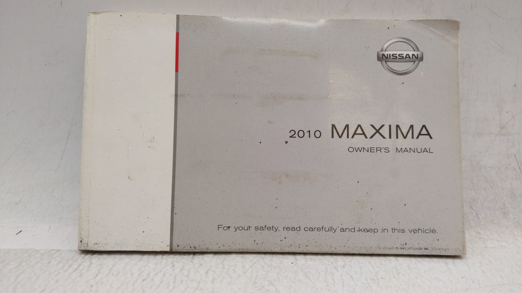 2010 Nissan Maxima Owners Manual Book Guide OEM Used Auto Parts