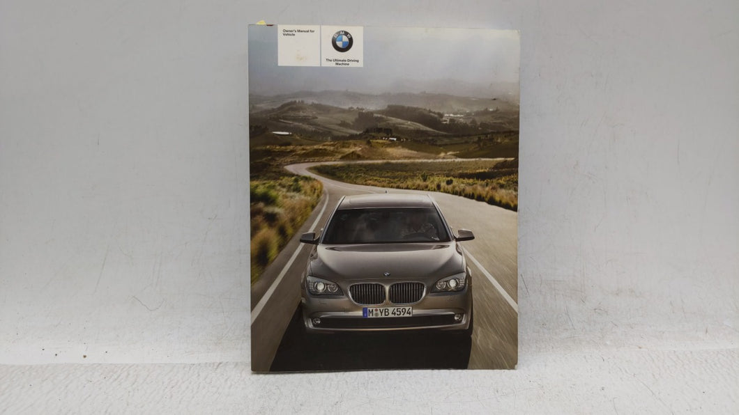 2011 Bmw 740i Owners Manual Book Guide OEM Used Auto Parts - Oemusedautoparts1.com