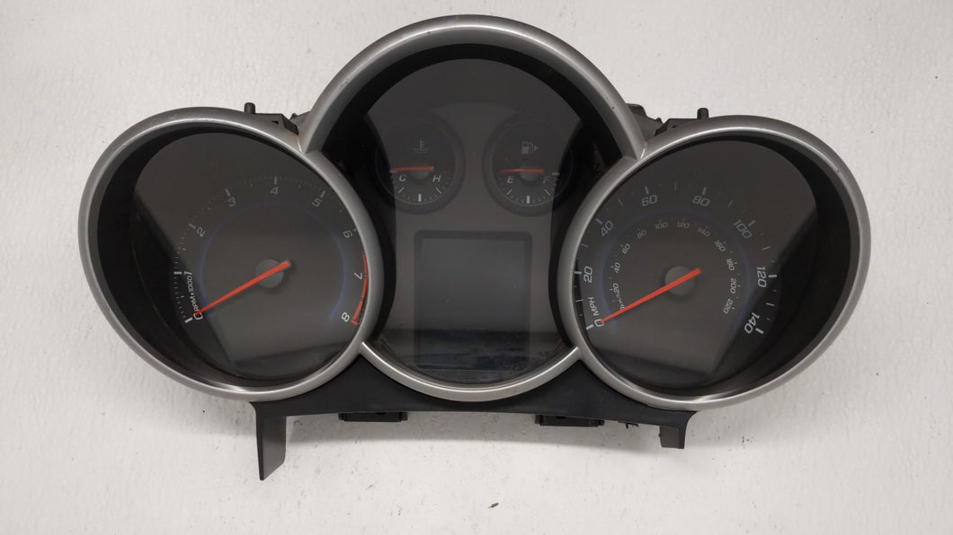 2012 Chevrolet Cruze Instrument Cluster Speedometer Gauges P/N:95940656 95487986 Fits OEM Used Auto Parts - Oemusedautoparts1.com