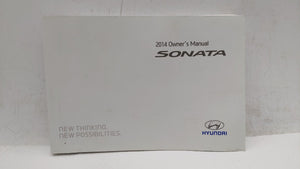 2014 Hyundai Sonata Owners Manual Book Guide OEM Used Auto Parts