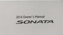 2014 Hyundai Sonata Owners Manual Book Guide OEM Used Auto Parts