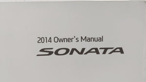 2014 Hyundai Sonata Owners Manual Book Guide OEM Used Auto Parts