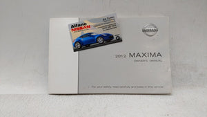 2012 Nissan Maxima Owners Manual Book Guide OEM Used Auto Parts - Oemusedautoparts1.com