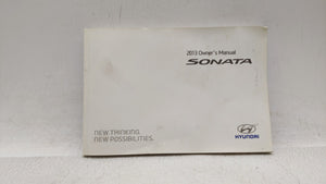 2013 Hyundai Sonata Owners Manual Book Guide OEM Used Auto Parts - Oemusedautoparts1.com