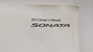 2013 Hyundai Sonata Owners Manual Book Guide OEM Used Auto Parts - Oemusedautoparts1.com