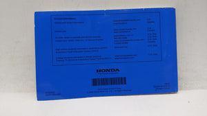 2010 Honda Accord Owners Manual Book Guide OEM Used Auto Parts