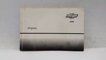 2006 Chevrolet Impala Owners Manual Book Guide OEM Used Auto Parts - Oemusedautoparts1.com