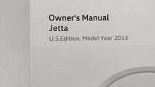 2016 Volkswagen Jetta Owners Manual Book Guide OEM Used Auto Parts