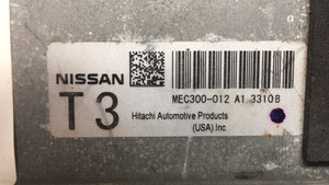 2013 Altima Nissan PCM Engine Computer ECU ECM PCU OEM P/N:MEC300-012 A1 Fits 2014 OEM Used Auto Parts - Oemusedautoparts1.com