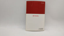 2009 Toyota Camry Owners Manual Book Guide OEM Used Auto Parts