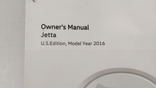 2016 Volkswagen Jetta Owners Manual Book Guide OEM Used Auto Parts