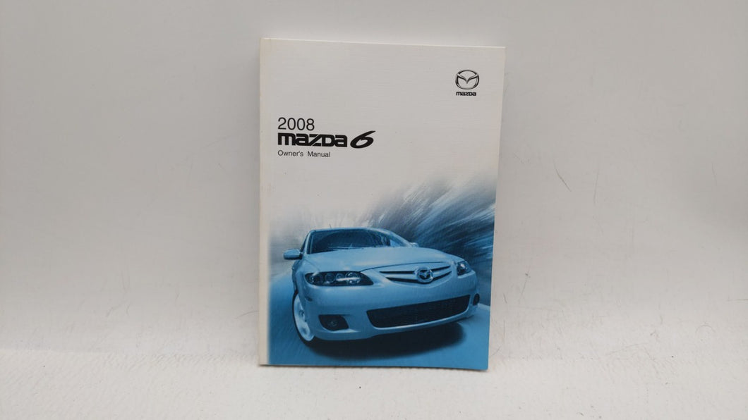 2008 Mazda 6 Owners Manual Book Guide OEM Used Auto Parts - Oemusedautoparts1.com