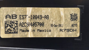 2014-2015 Ford Fusion Instrument Cluster Speedometer Gauges P/N:ES7T-10849-AC ES7T-10849-AA Fits 2014 2015 OEM Used Auto Parts - Oemusedautoparts1.com