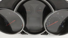 2012 Chevrolet Cruze Instrument Cluster Speedometer Gauges P/N:95940656 95487986 Fits OEM Used Auto Parts - Oemusedautoparts1.com