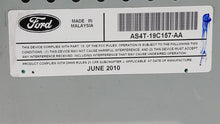 2010-2011 Ford Focus Radio AM FM Cd Player Receiver Replacement P/N:AS4T-19C157-AA Fits 2010 2011 OEM Used Auto Parts - Oemusedautoparts1.com