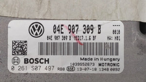 2013-2016 Volkswagen Jetta PCM Engine Computer ECU ECM PCU OEM P/N:04E 907 309 AP Fits 2013 2014 2015 2016 OEM Used Auto Parts - Oemusedautoparts1.com