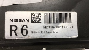 2008 Nissan Altima PCM Engine Computer ECU ECM PCU OEM P/N:MEC110-182 A1 Fits OEM Used Auto Parts