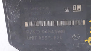 2015 Buick Encore ABS Pump Control Module Replacement P/N:94541506 688250455 Fits OEM Used Auto Parts - Oemusedautoparts1.com