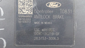 2014-2016 Ford Fusion ABS Pump Control Module Replacement P/N:EG9C-2C405-AF EG9C-2C405-AE Fits 2014 2015 2016 OEM Used Auto Parts - Oemusedautoparts1.com