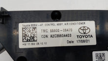 2018 Toyota Camry Climate Control Module Temperature AC/Heater Replacement P/N:55900-06470 55900-06510 Fits OEM Used Auto Parts - Oemusedautoparts1.com