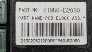 2016 Kia Soul Fusebox Fuse Box Panel Relay Module P/N:5316415002 Fits OEM Used Auto Parts - Oemusedautoparts1.com