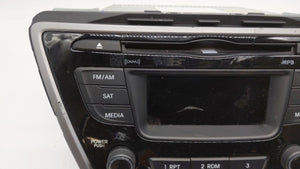 2014-2016 Hyundai Elantra Radio AM FM Cd Player Receiver Replacement P/N:961703X156GU 96170-3X156GU Fits 2014 2015 2016 OEM Used Auto Parts - Oemusedautoparts1.com