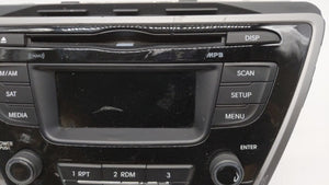 2014-2016 Hyundai Elantra Radio AM FM Cd Player Receiver Replacement P/N:961703X156GU 96170-3X156GU Fits 2014 2015 2016 OEM Used Auto Parts - Oemusedautoparts1.com