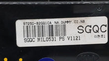 2017-2019 Kia Soul Climate Control Module Temperature AC/Heater Replacement P/N:97250-B2DQ1CA 97250-B2GQ1CA Fits 2017 2018 2019 OEM Used Auto Parts - Oemusedautoparts1.com