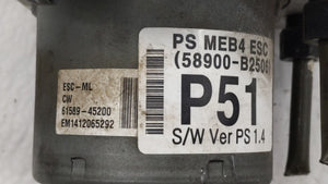 2014-2015 Kia Soul ABS Pump Control Module Replacement P/N:58900-B2506 58929-B2506 Fits 2014 2015 OEM Used Auto Parts - Oemusedautoparts1.com