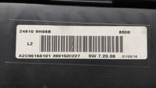 2016-2017 Nissan Altima Instrument Cluster Speedometer Gauges P/N:24810 9HS8B 24810 9HS8A Fits 2016 2017 OEM Used Auto Parts