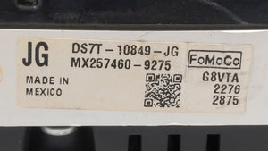 2013 Ford Fusion Instrument Cluster Speedometer Gauges P/N:DS7T-10849-JA DS7T-10849-JG Fits OEM Used Auto Parts - Oemusedautoparts1.com